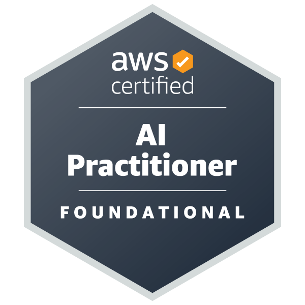 AWS Certified AI Practitioner certificate